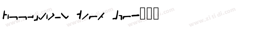 Calligraphy Font Gen字体转换